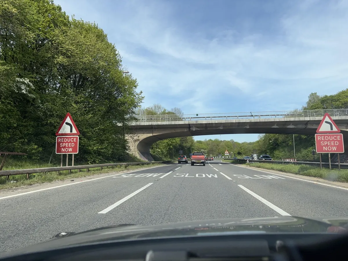 Dashcam view on the M32