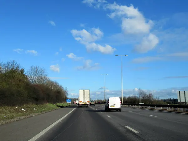 The M5: M5 Motorway Northbound Near Junction 7