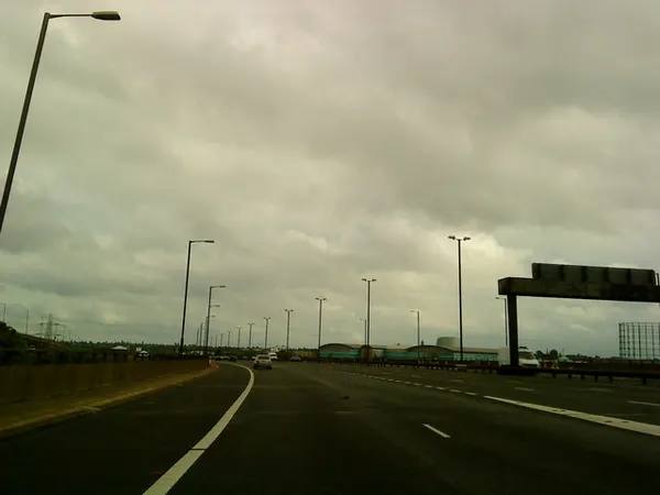 The M6: Joining the M6 from the Gravelly Hill interchange